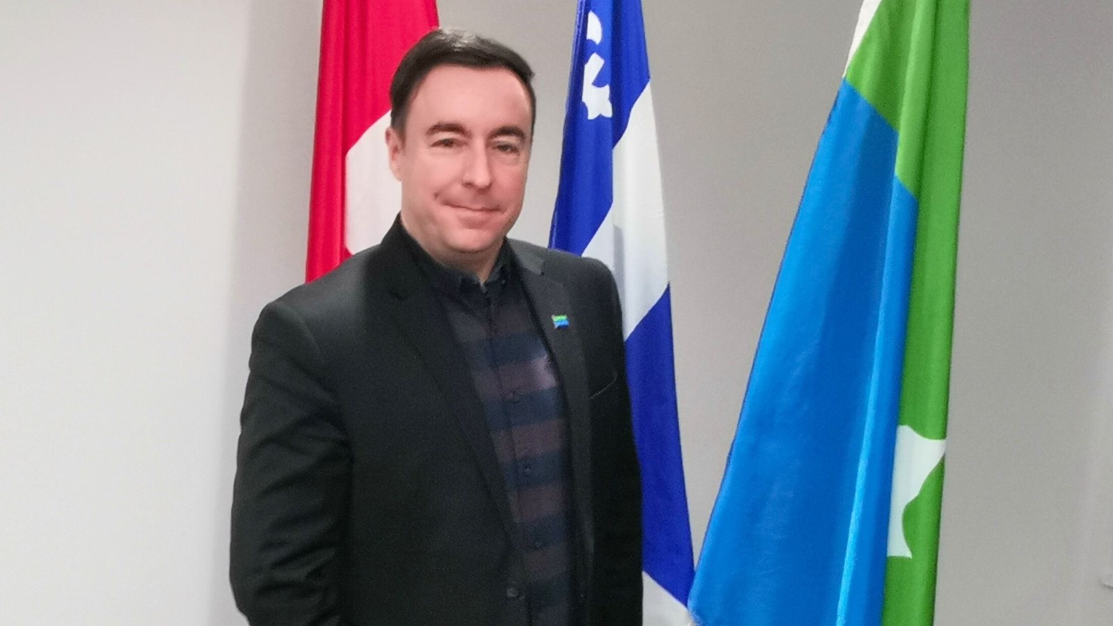 Le maire de Saint-Victor, Jonathan Bolduc.