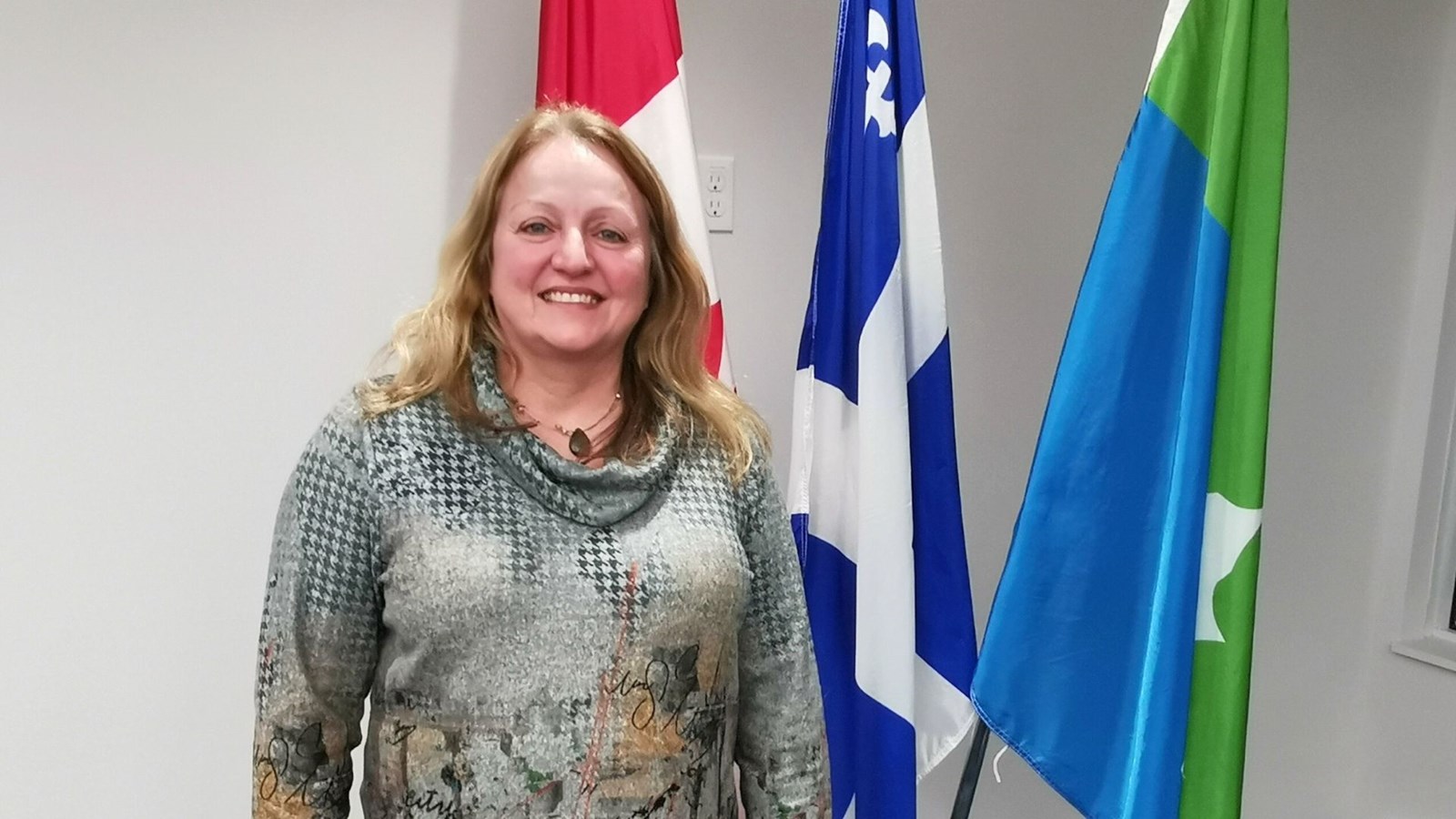 La mairesse de Saint-Alfred, Marie-Josée Therrien.