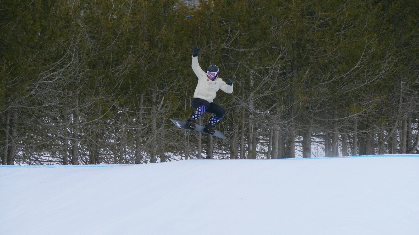 Olivier Gagné en entraînement au Mont Orignal