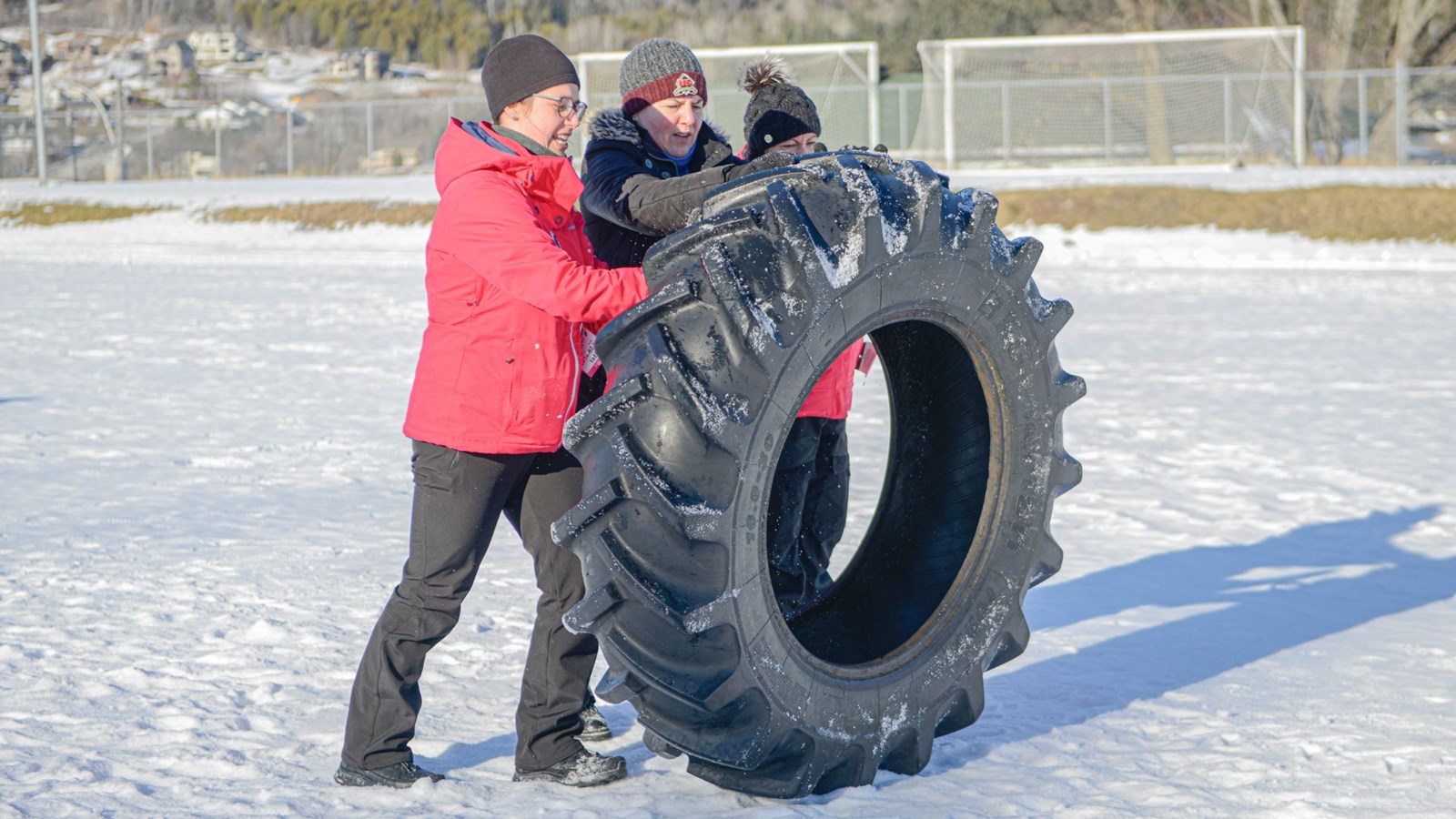 Plus de 150 étudiantes à la Course Givrée!