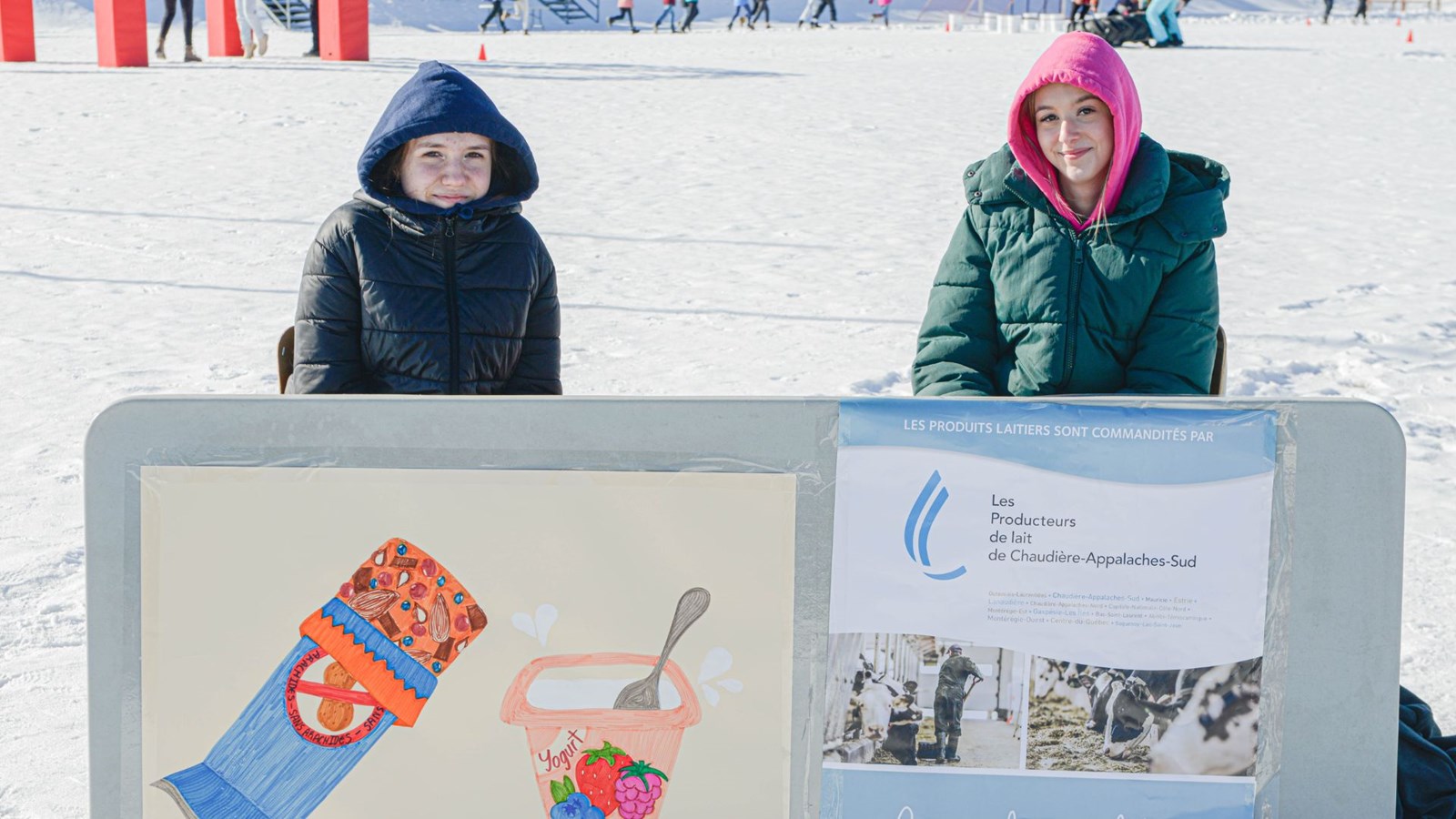 Une petite pause yogourt bien méritée!