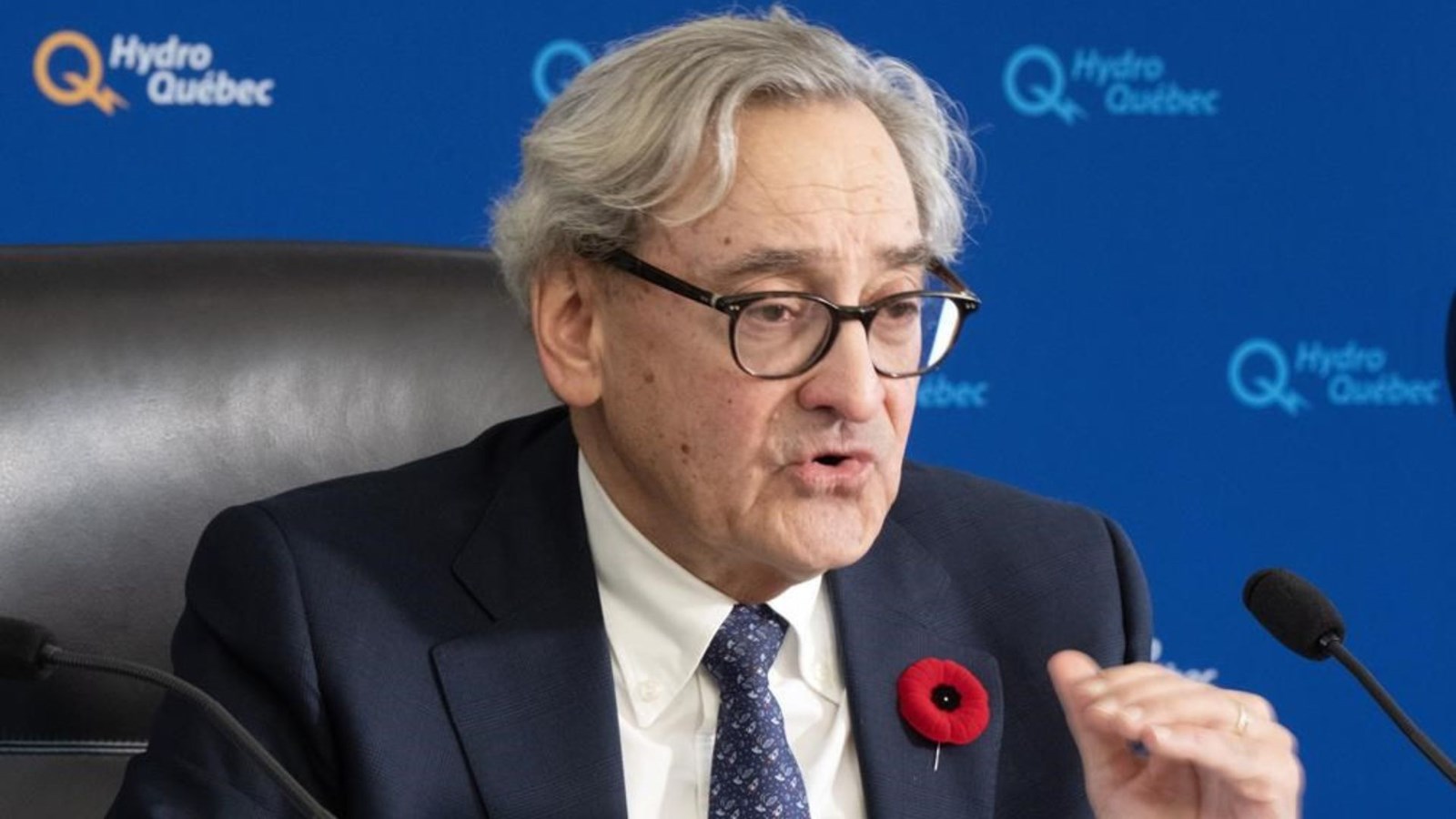 Le président-directeur général d'Hydro-Québec, Michael Sabia.