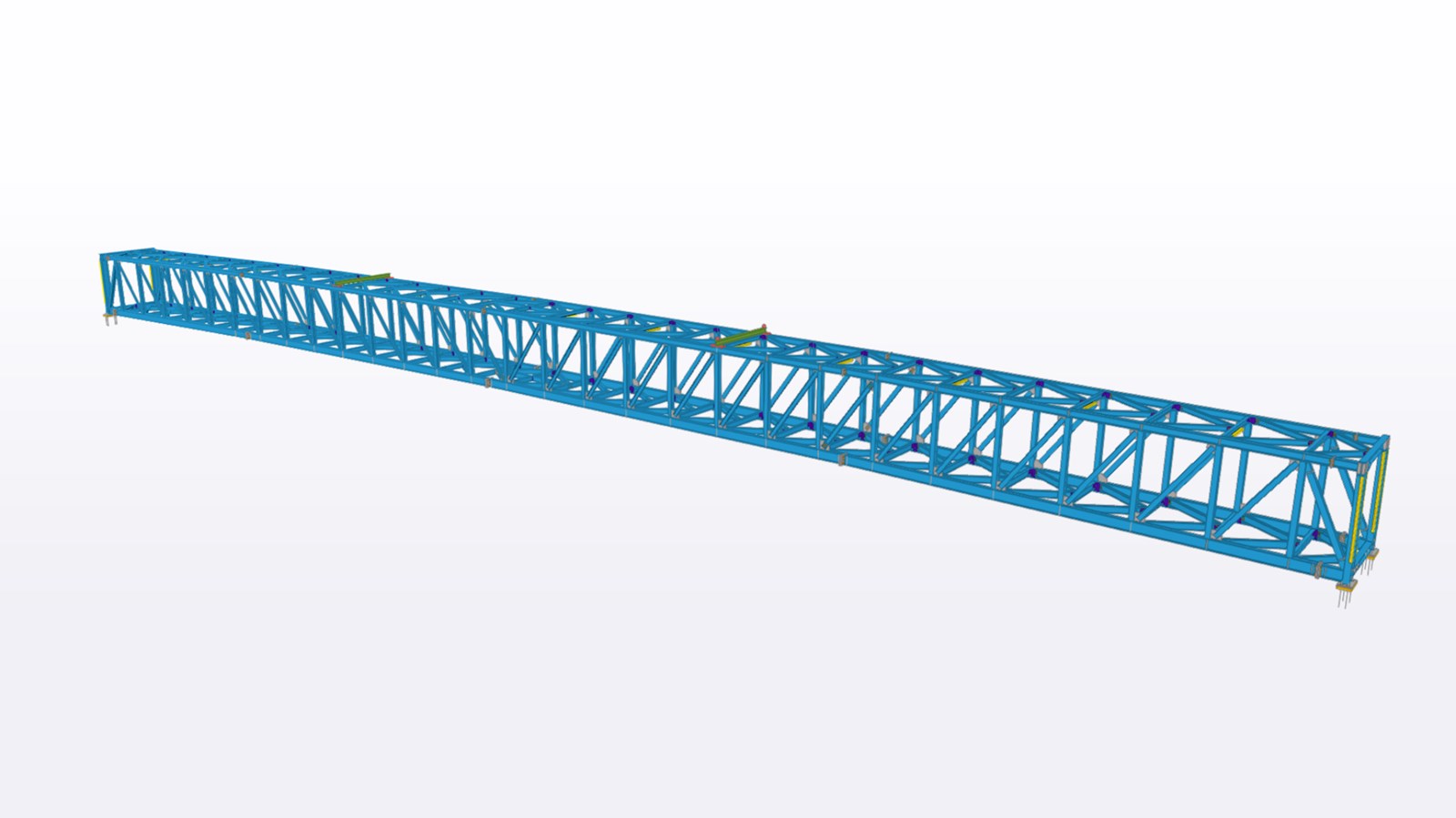 Plan 3D de la nouvelle passerelle