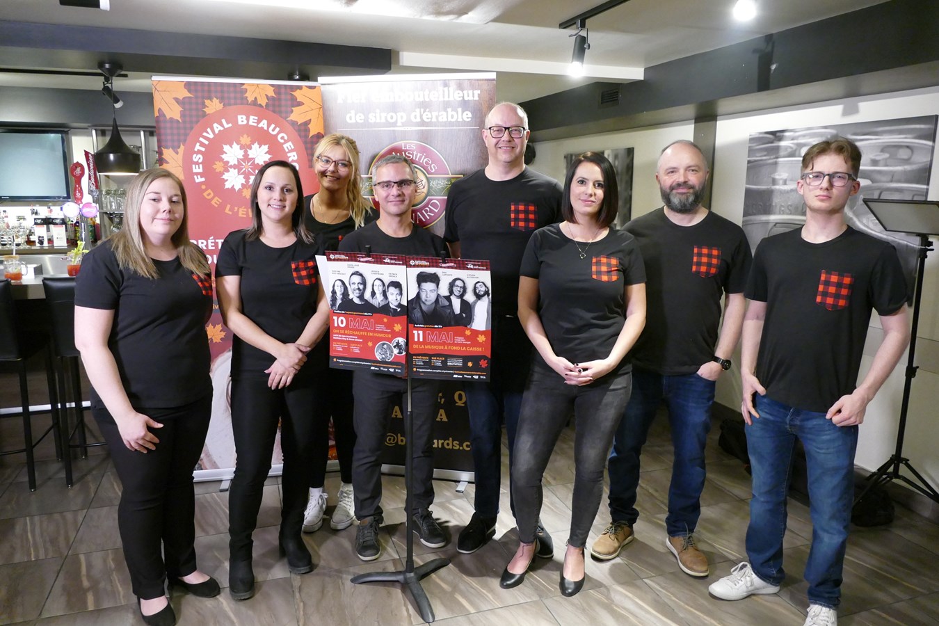Les membres de l'organisation du Festival beauceron de l'érable