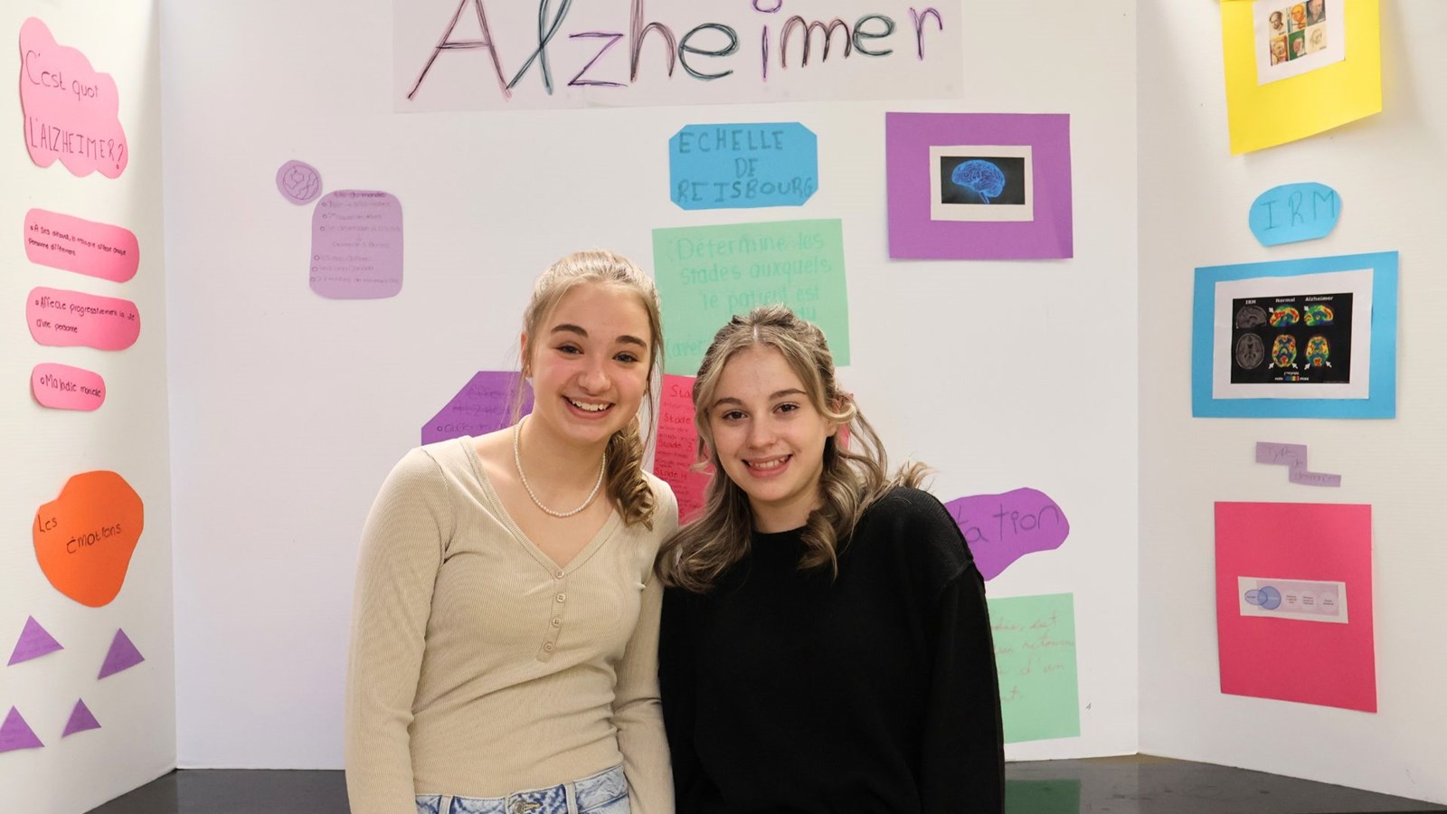 Troisième prix: Élodie Tanguay et Frédérique Fillion, École des Appalaches.