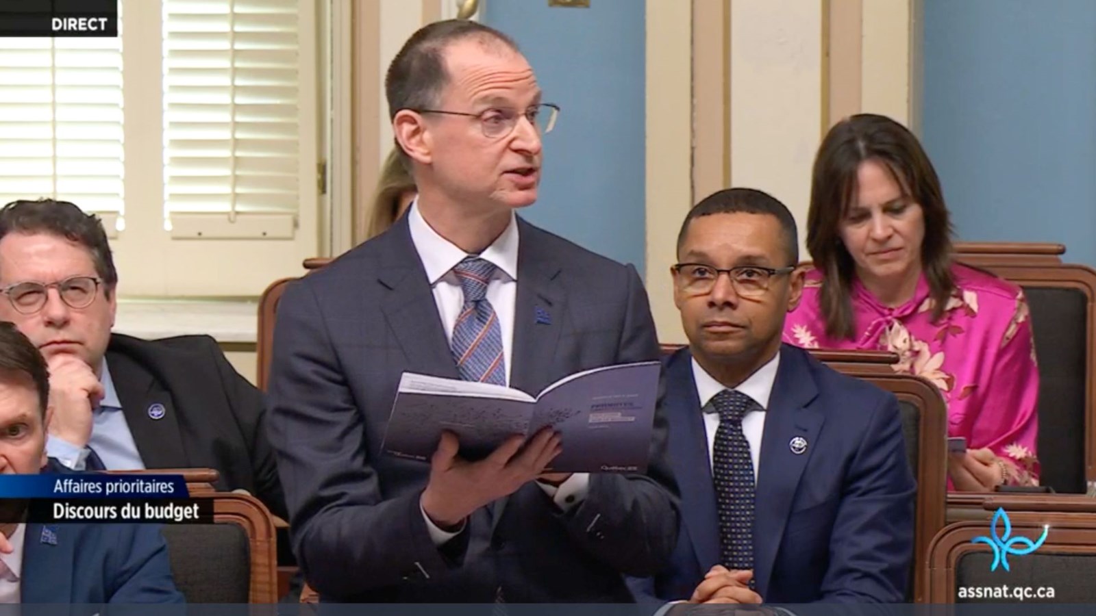 Le ministre des Finances du Québec, Éric Girard.