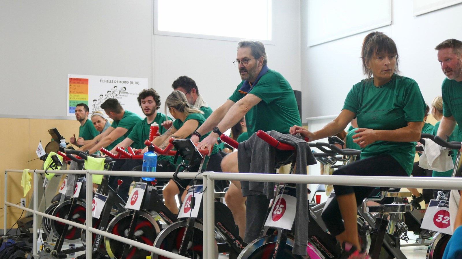 Les sportifs prennent d'assaut le gymnase de la Fondation du coeur Beauce-Etchemin