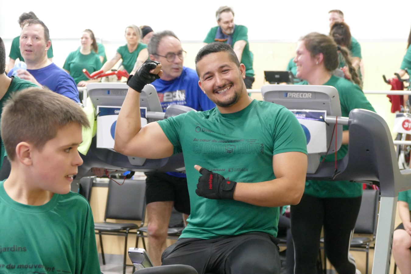 Les sportifs prennent d'assaut le gymnase de la Fondation du coeur Beauce-Etchemin