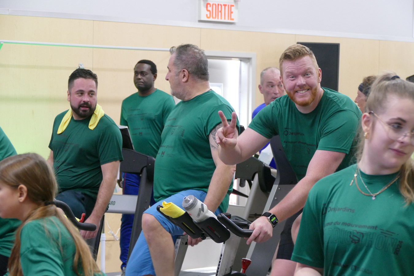 Les sportifs prennent d'assaut le gymnase de la Fondation du coeur Beauce-Etchemin