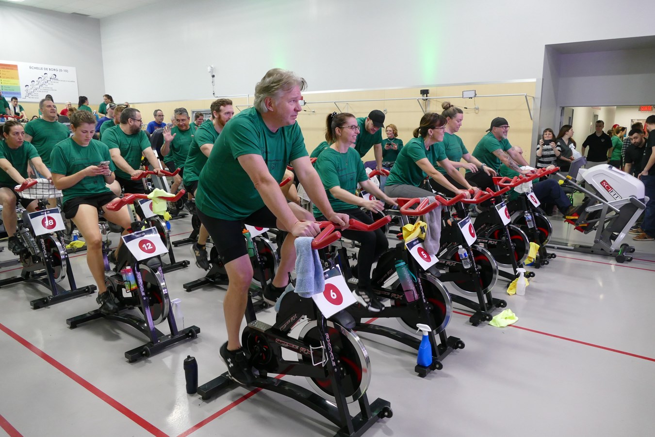 Les sportifs prennent d'assaut le gymnase de la Fondation du coeur Beauce-Etchemin