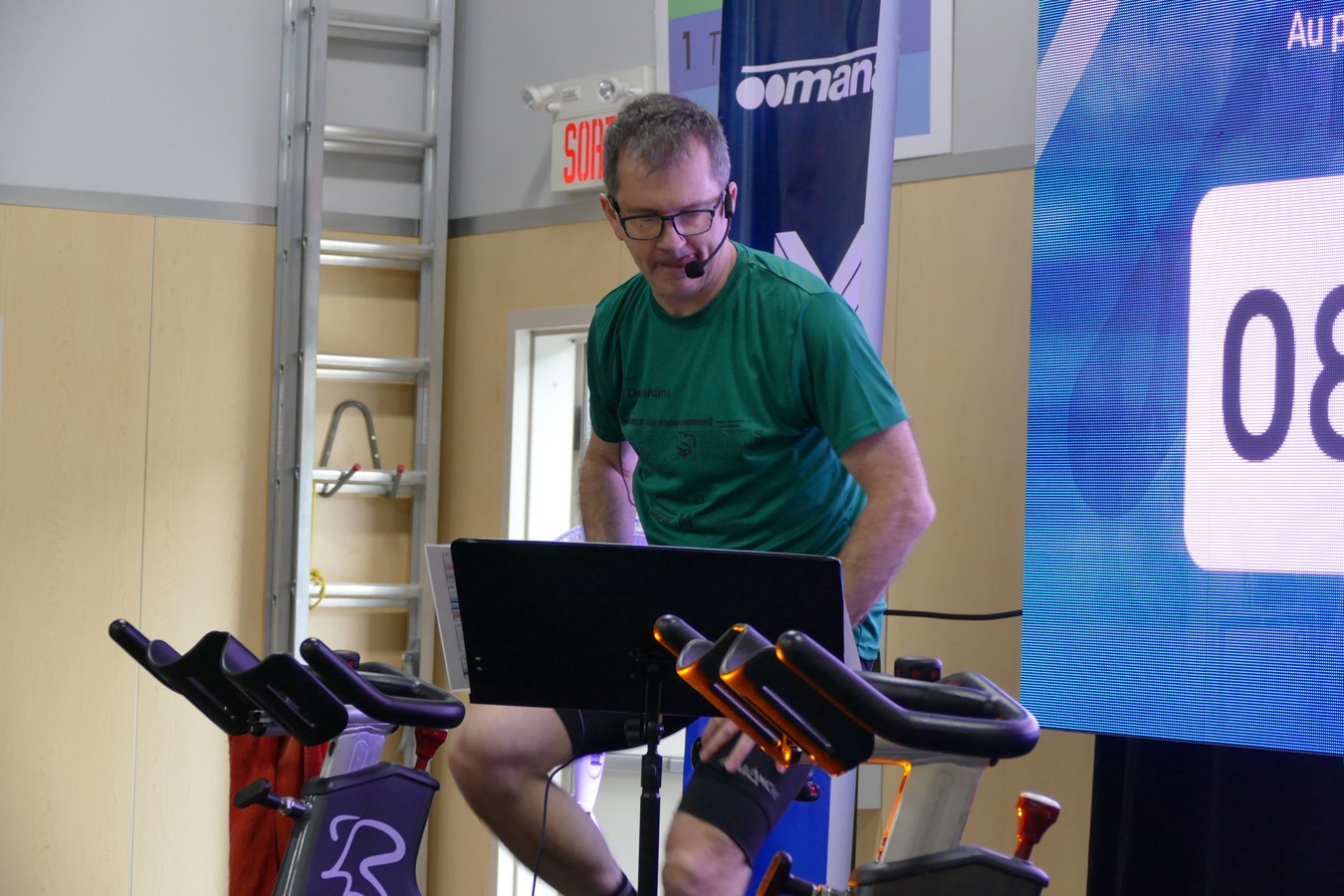 Les sportifs prennent d'assaut le gymnase de la Fondation du coeur Beauce-Etchemin