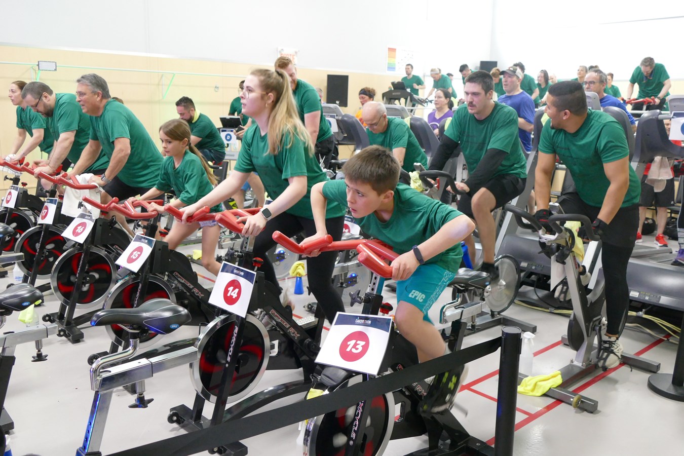 Les sportifs prennent d'assaut le gymnase de la Fondation du coeur Beauce-Etchemin