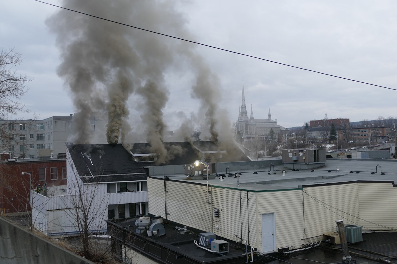 Saint-Georges : un important incendie sur la 1re avenue