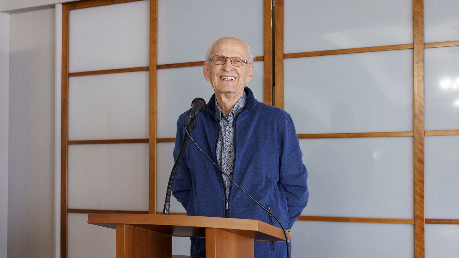 Bernard Poulin, président du comité de la Marche