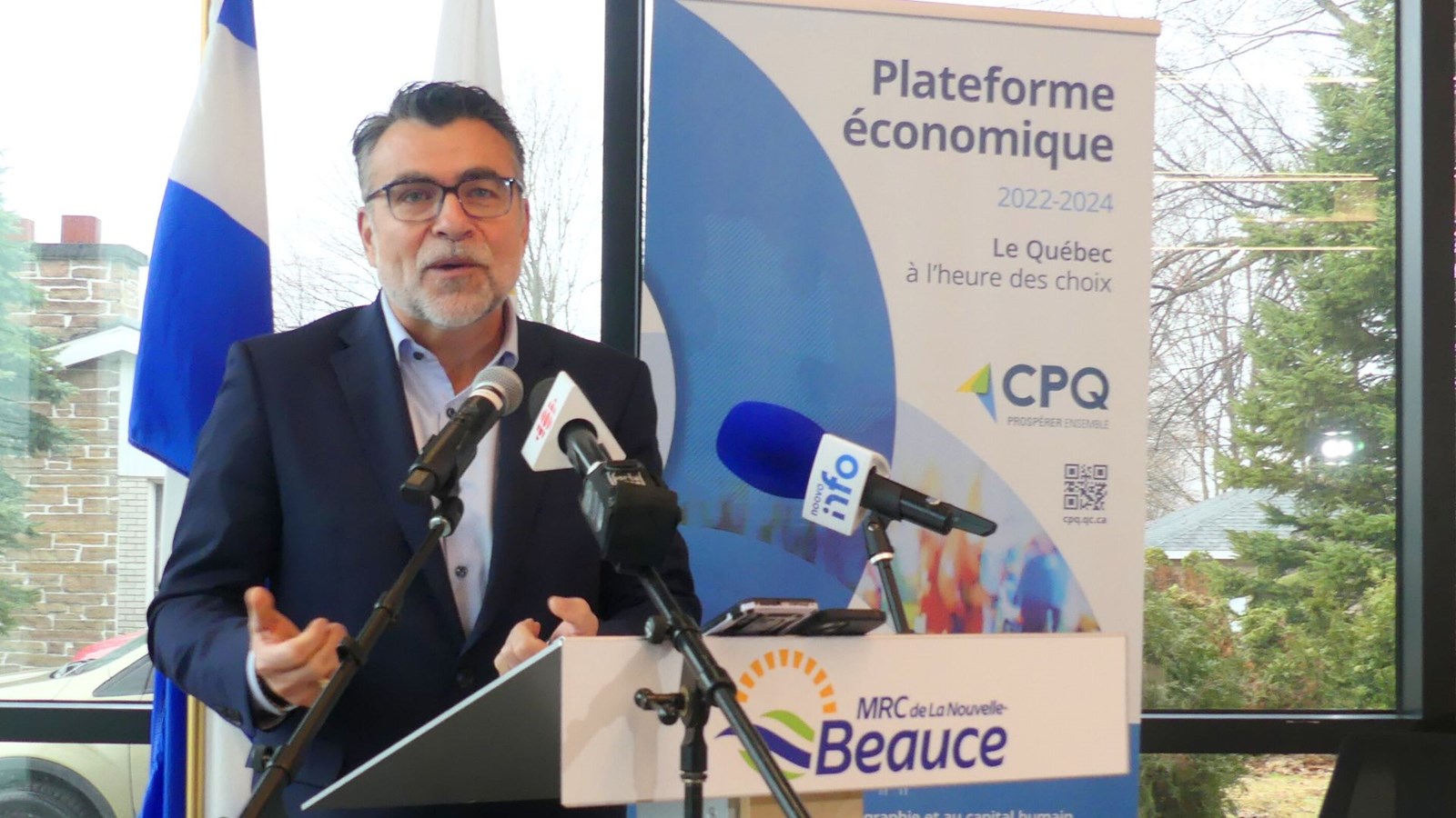 Le président et chef de la direction du Conseil du patronat du Québec (CPQ), Karl Blackburn.