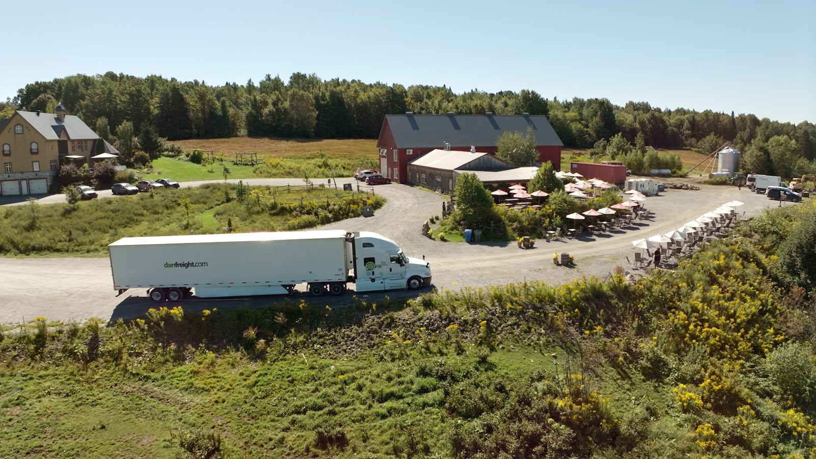 Coeur de trucker s'est promené jusqu'en Beauce