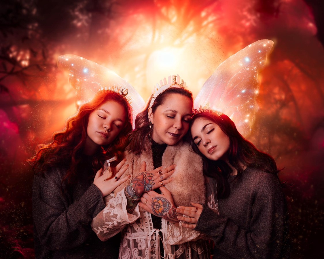 Maya Nunez, Mélanie Lachance et Elsy Nunez