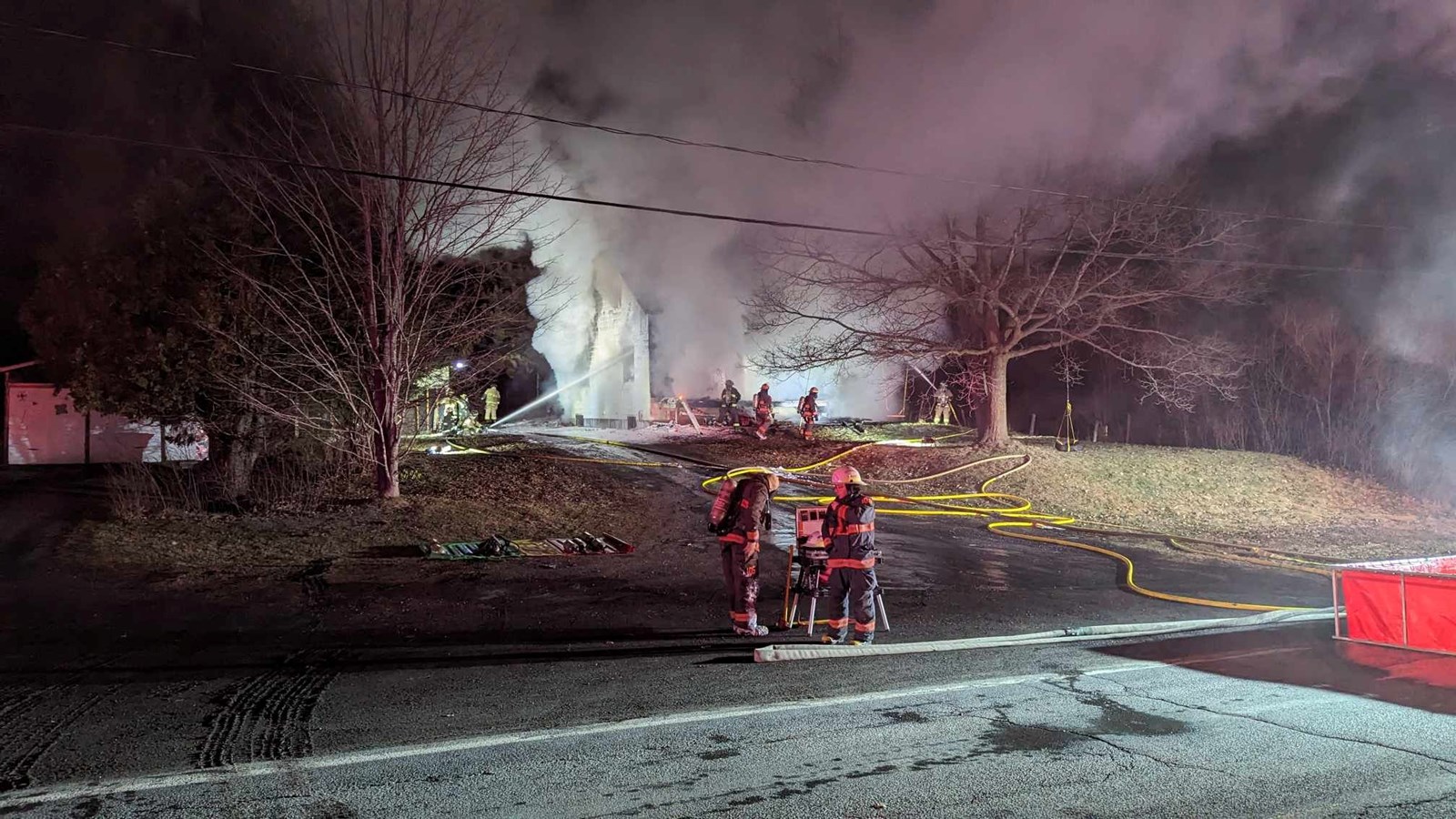 Incendie de résidence à Saint-Georges