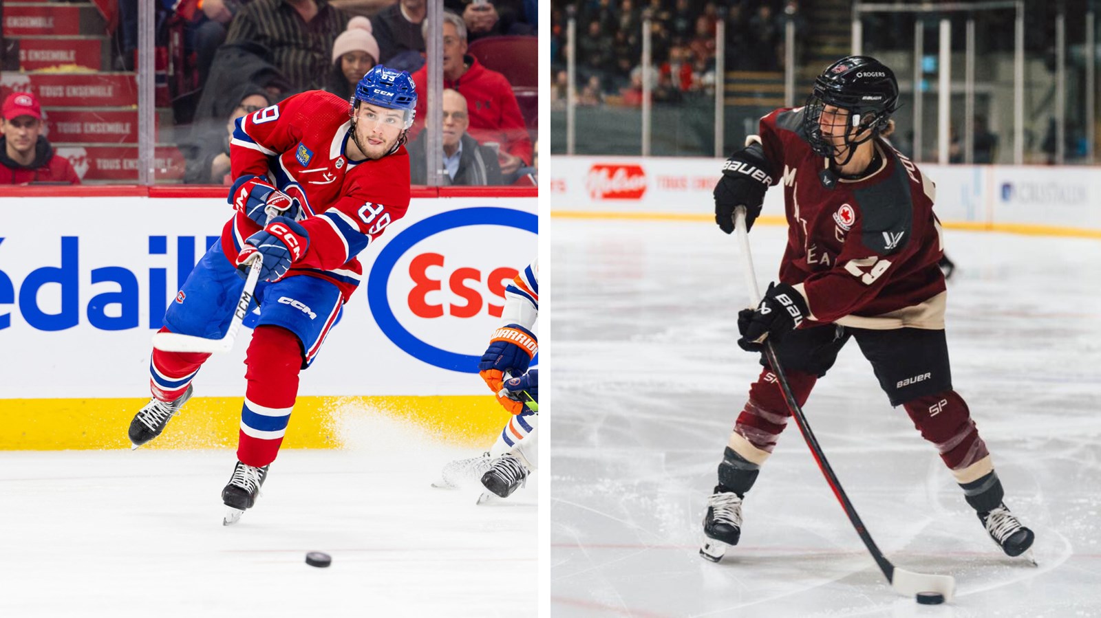 Joshua Roy et Marie-Philip Poulin