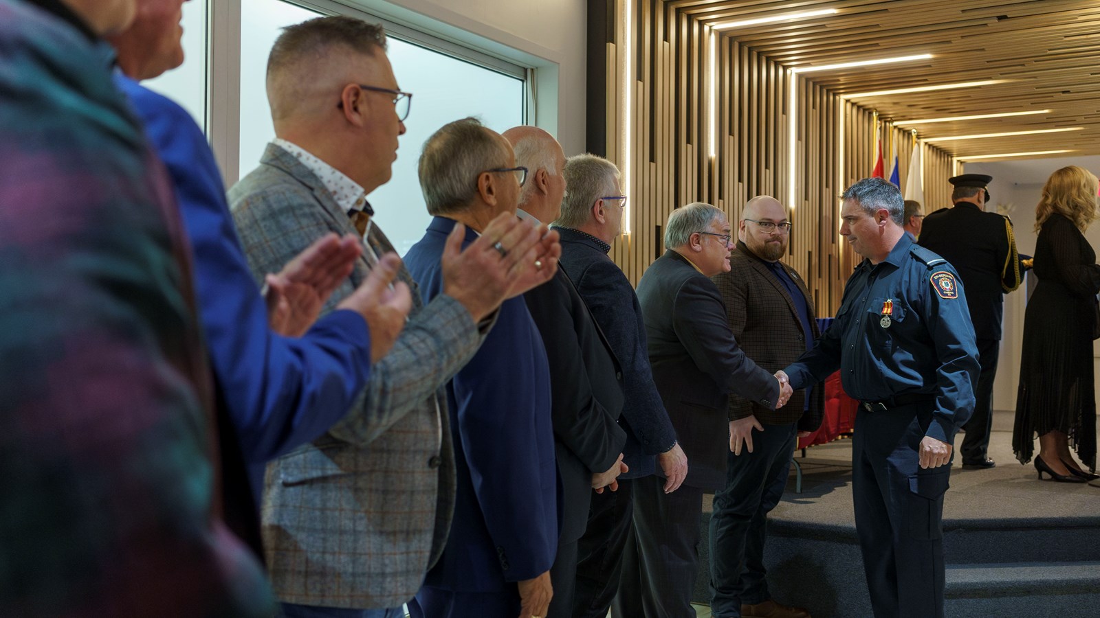 Remise de médailles: 29 pompiers honorés en Nouvelle-Beauce