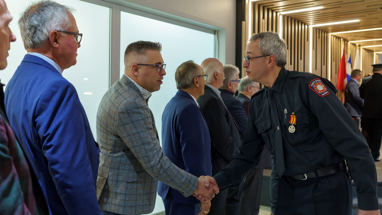 Remise de médailles: 29 pompiers honorés en Nouvelle-Beauce