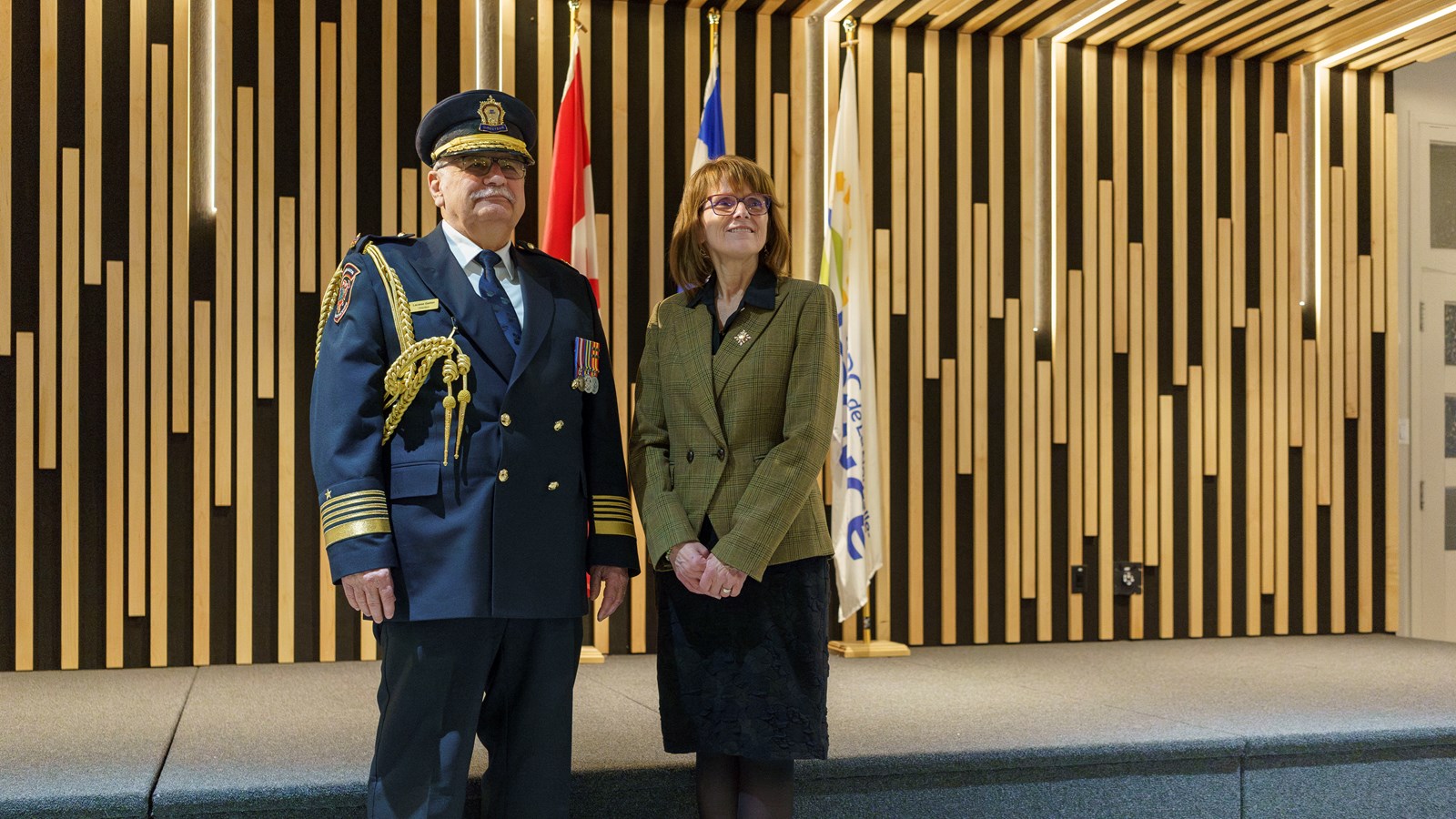 Remise de médailles: 29 pompiers honorés en Nouvelle-Beauce