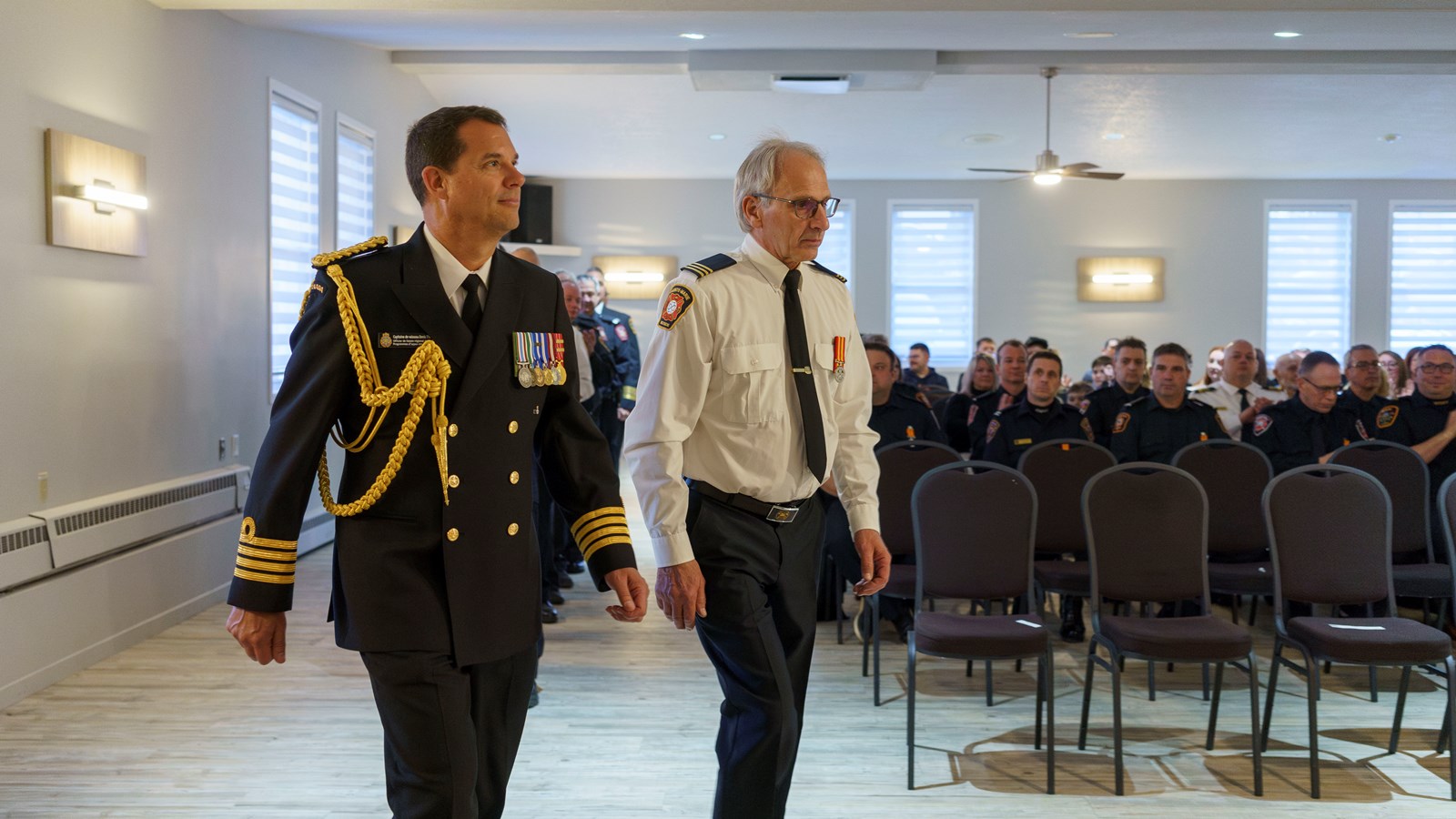 Remise de médailles: 29 pompiers honorés en Nouvelle-Beauce