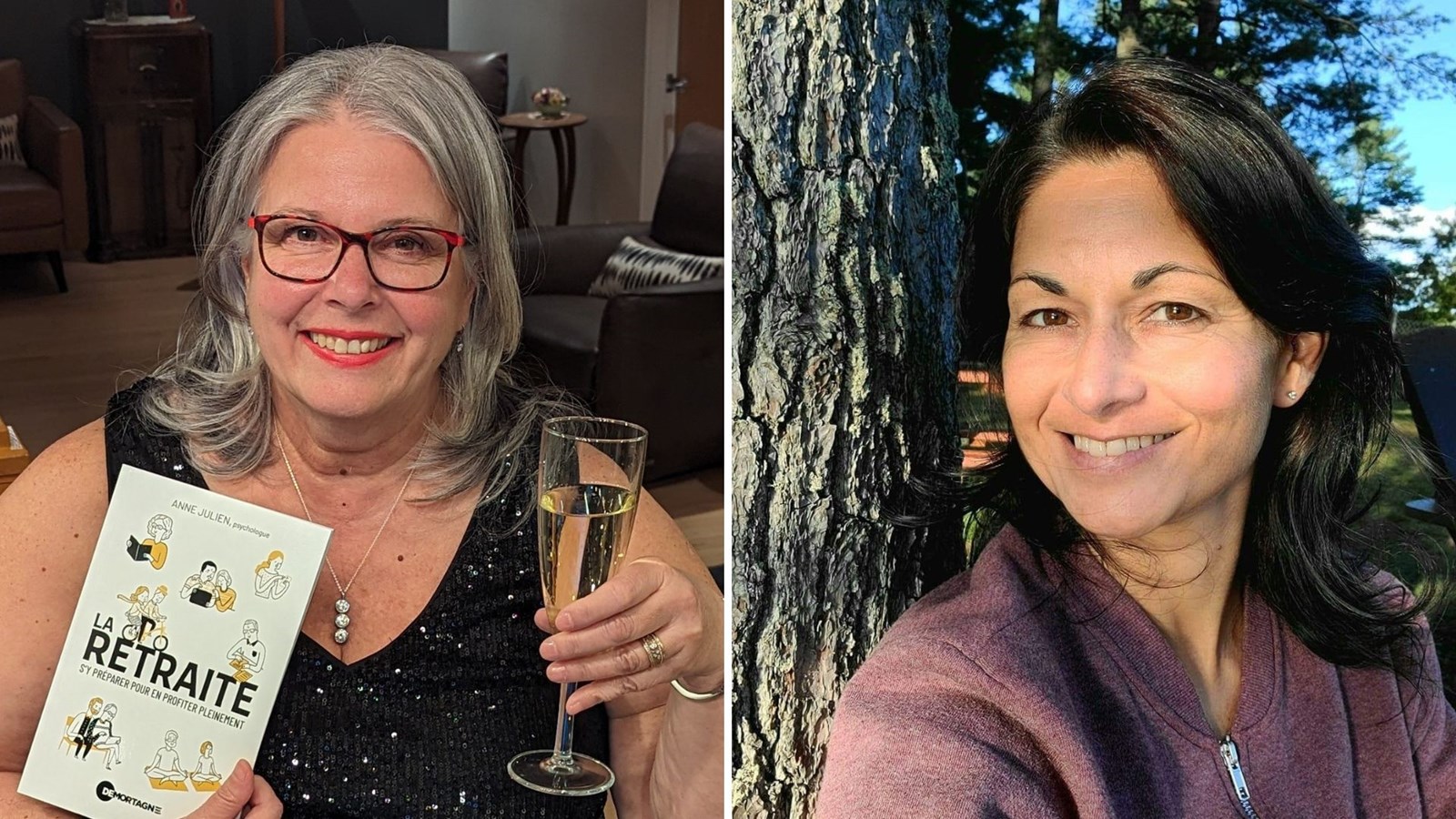 Les auteures Anne Julien et Annie Cadorette.