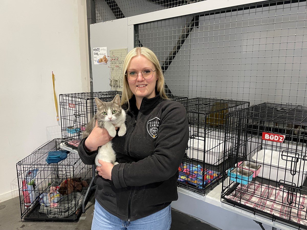Sarah Bonneville, directice de l'Escouade Canine