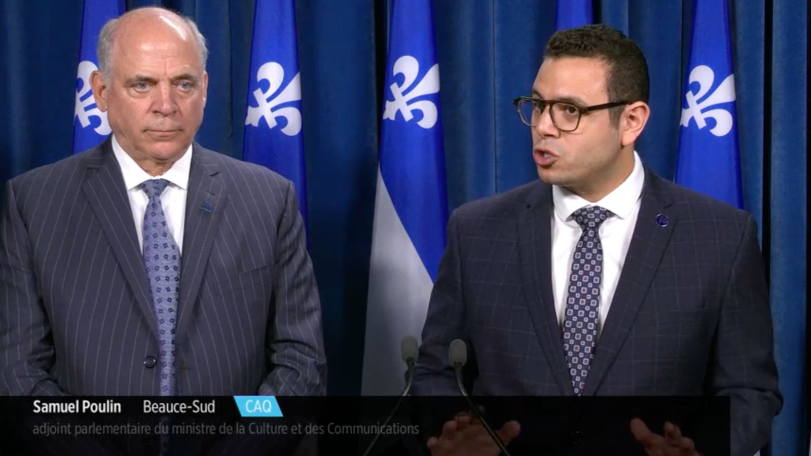 Le député de Beauce-Sud, Samuel Poulin, et le ministre de l'Économie, de l'Innovation et de l'Énergie, Pierre Fitzgibbon, ont déposé aujourd'hui l'étude sur le marché de la vente au détail de l'essence au Québec.