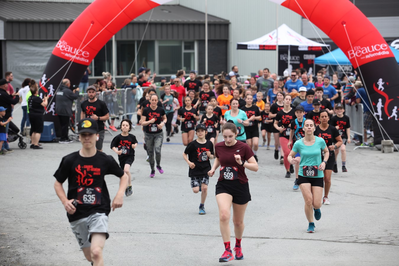 Plusieurs centaines de coureurs à la troisième édition de Courir Saint-Gédéon