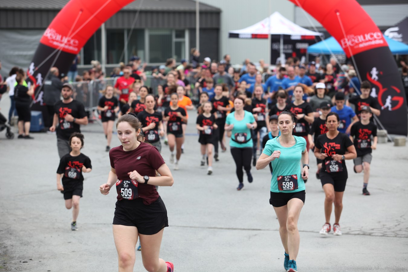 Plusieurs centaines de coureurs à la troisième édition de Courir Saint-Gédéon