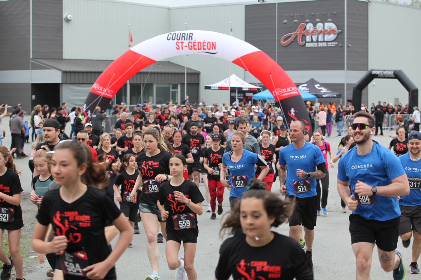 Plusieurs centaines de coureurs à la troisième édition de Courir Saint-Gédéon