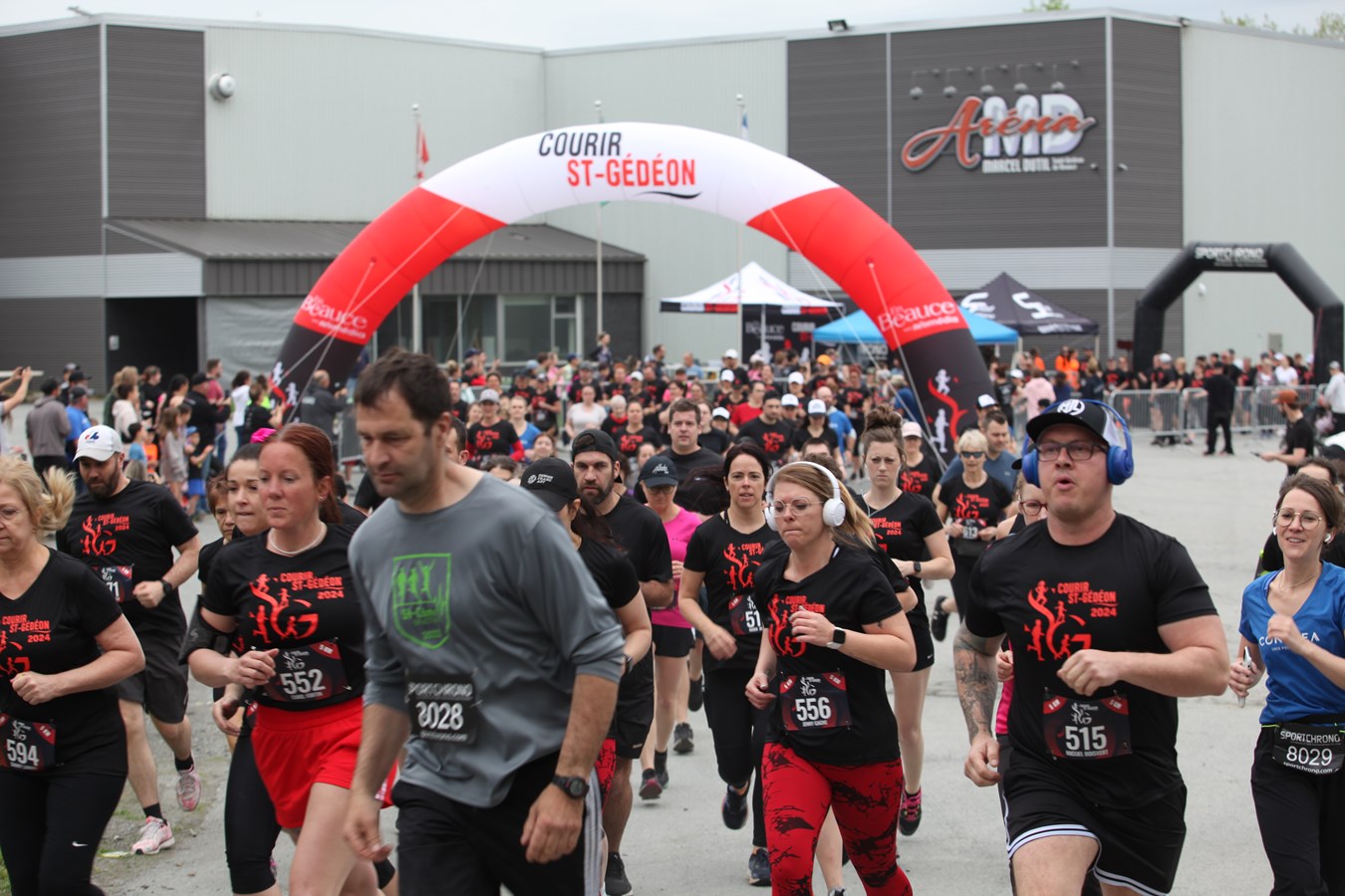 Plusieurs centaines de coureurs à la troisième édition de Courir Saint-Gédéon