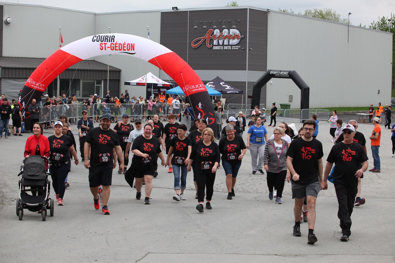 Plusieurs centaines de coureurs à la troisième édition de Courir Saint-Gédéon