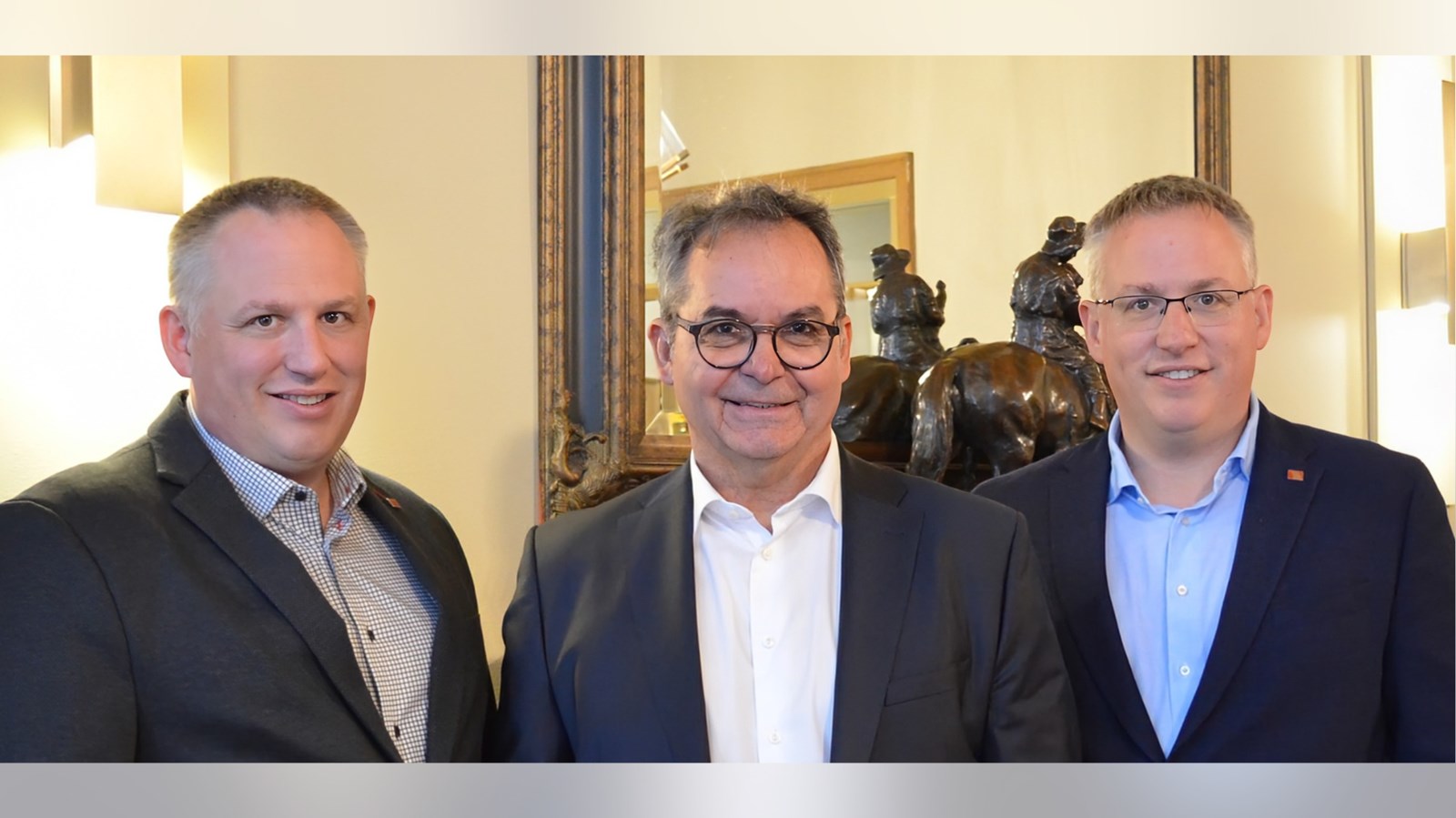 De gauche à droite : Martin Gendreau, Harold Savard, Maxime Gendreau.