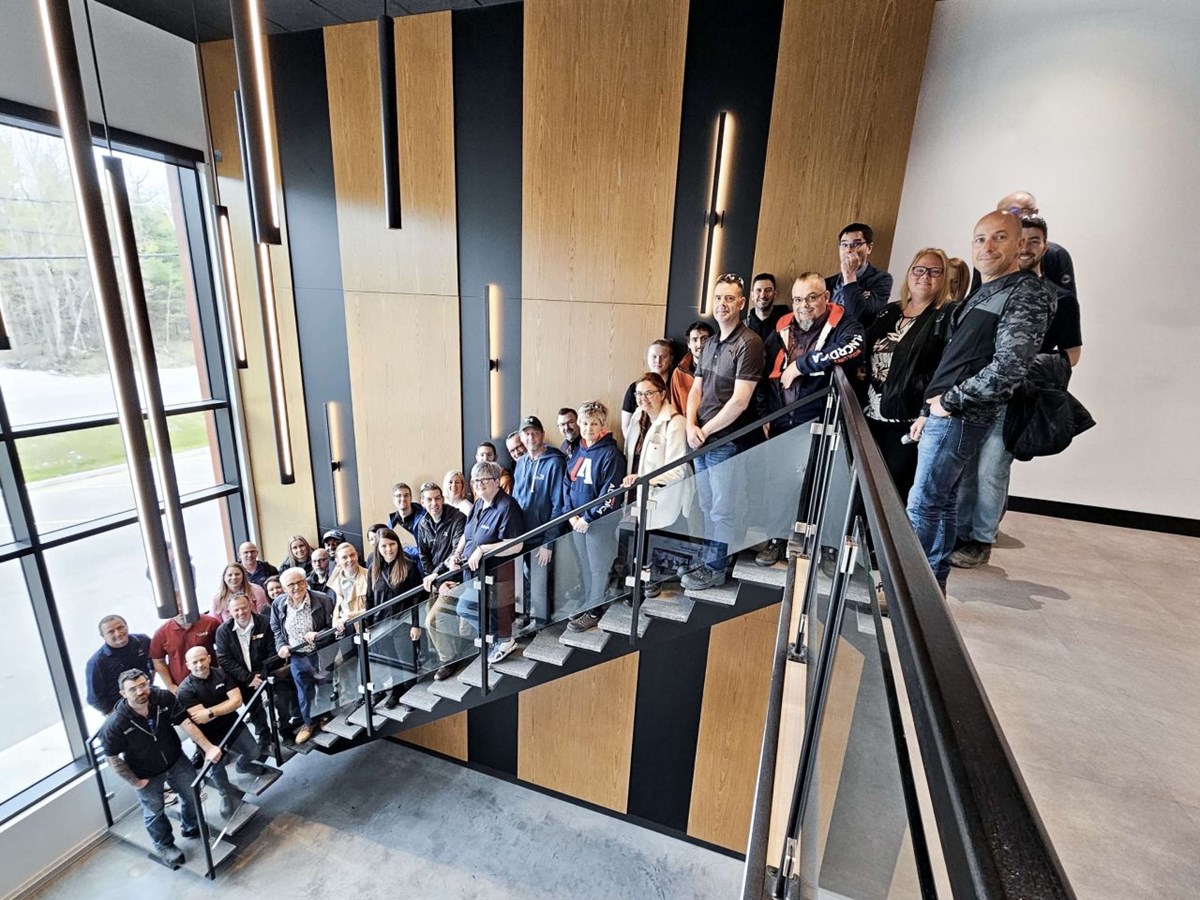 Les participants de la mission technologique à Trois-Rivières et Saint-Augustin organisée par Développement économique Nouvelle-Beauce, le Conseil économique de Beauce, Beauce-Centre Économique et le CAE Beauce-Chaudière le 8 mai dernier.