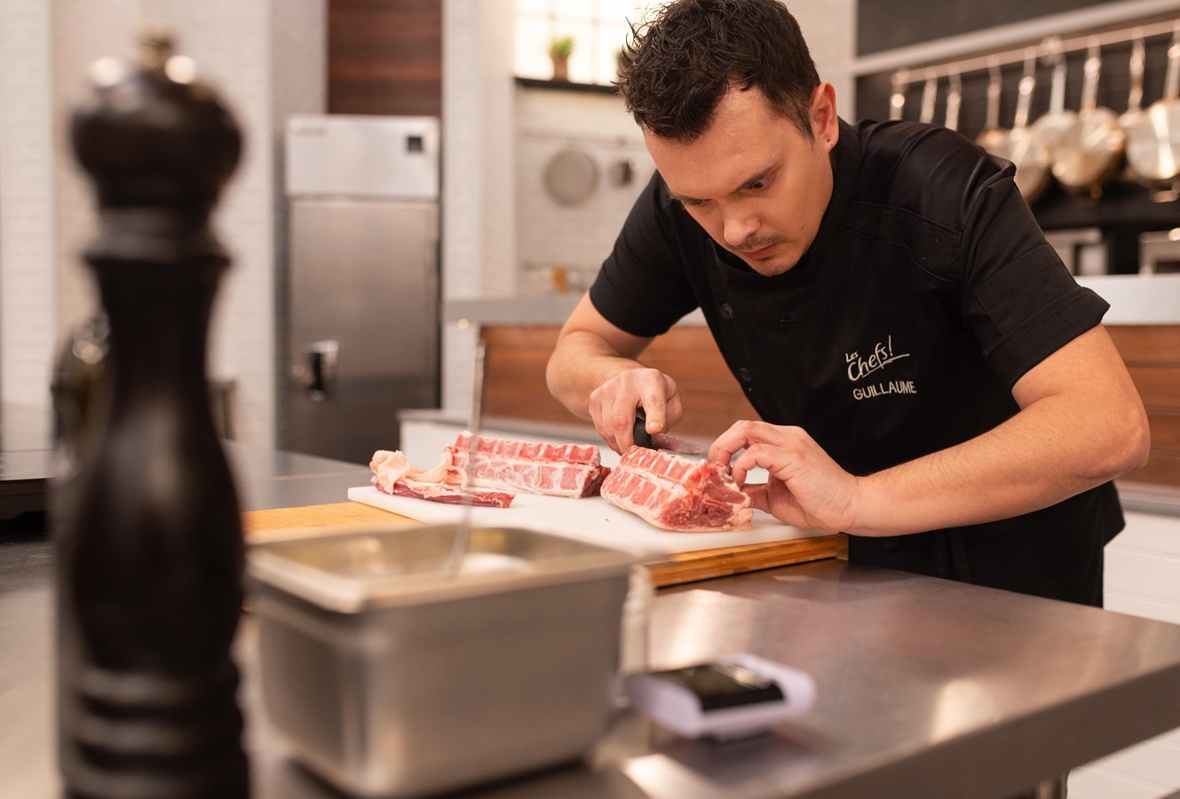Guillaume Couture dans l'émission les Chefs!