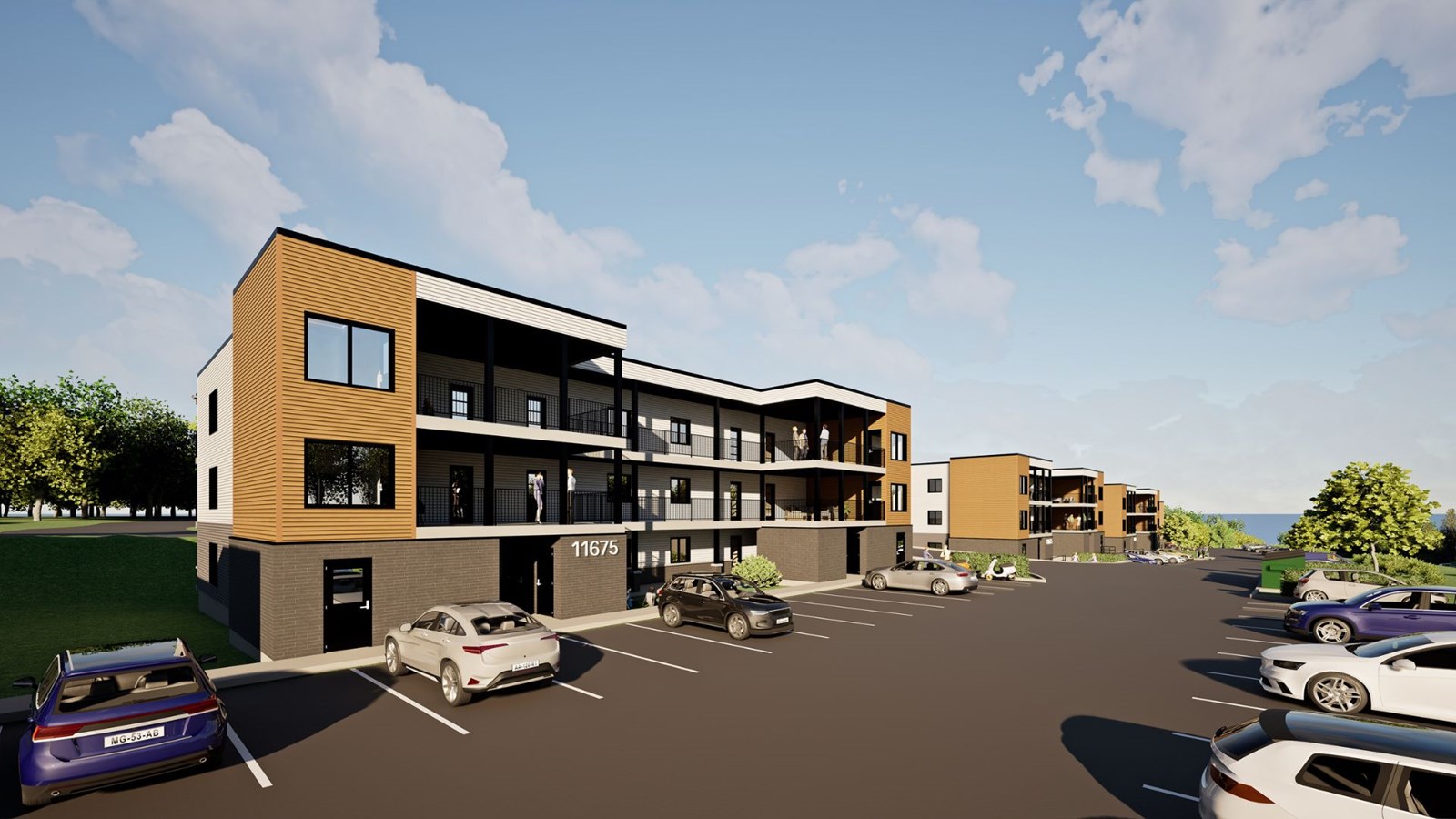 Construction d'un projet domiciliaire de six édifices à logement