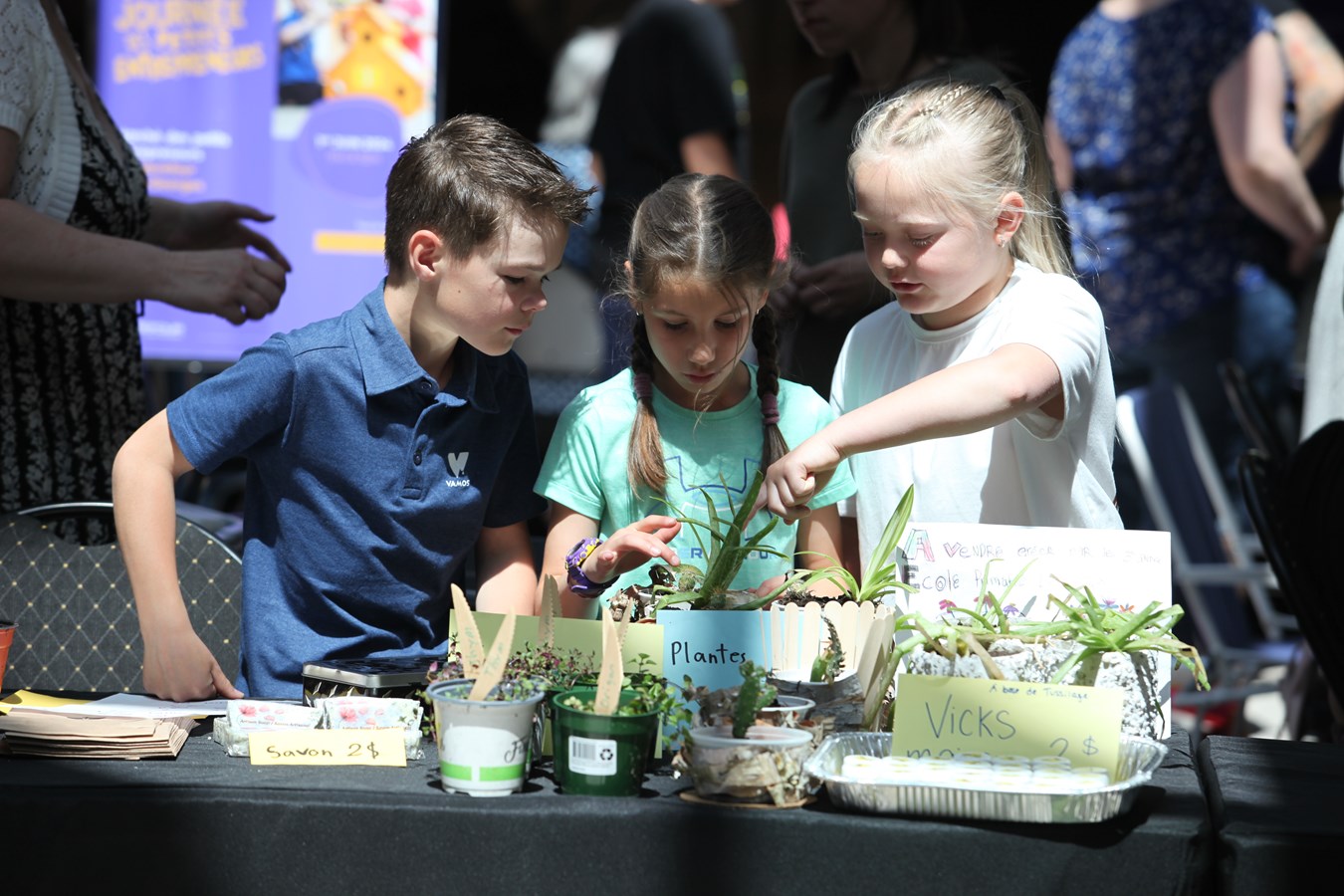Des entrepreneurs en herbe prennent d'assaut le Carrefour Saint-Georges