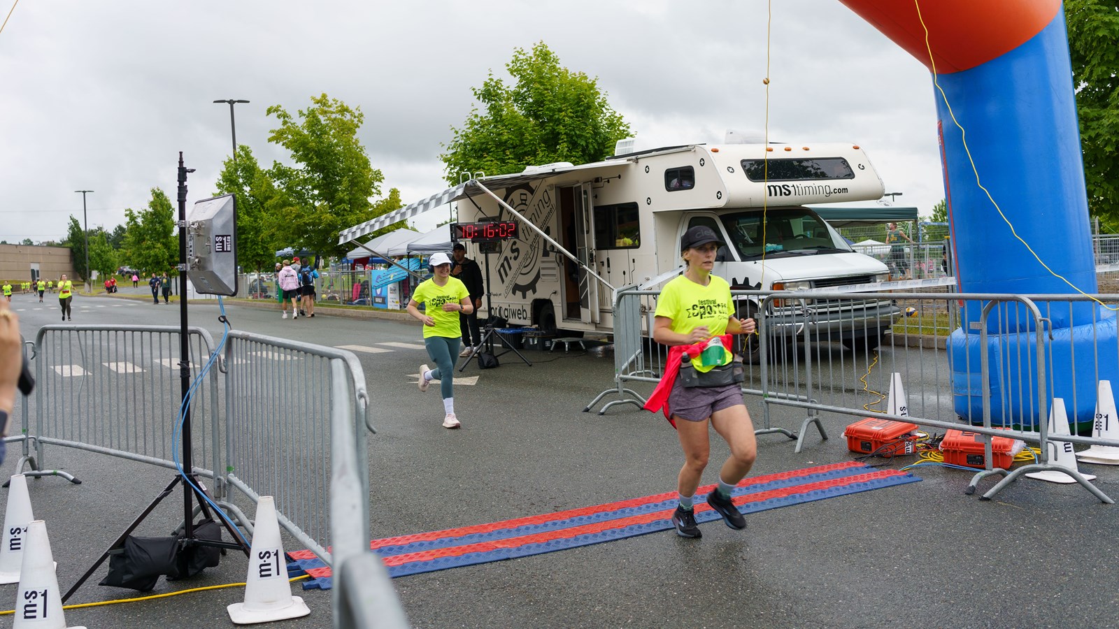 L’enthousiasme est là malgré la météo au Festival sportif de Sainte-Marie