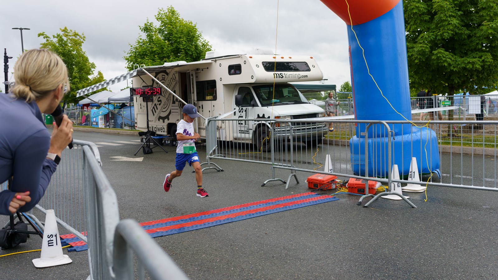L’enthousiasme est là malgré la météo au Festival sportif de Sainte-Marie