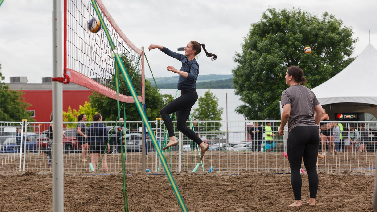 L’enthousiasme est là malgré la météo au Festival sportif de Sainte-Marie