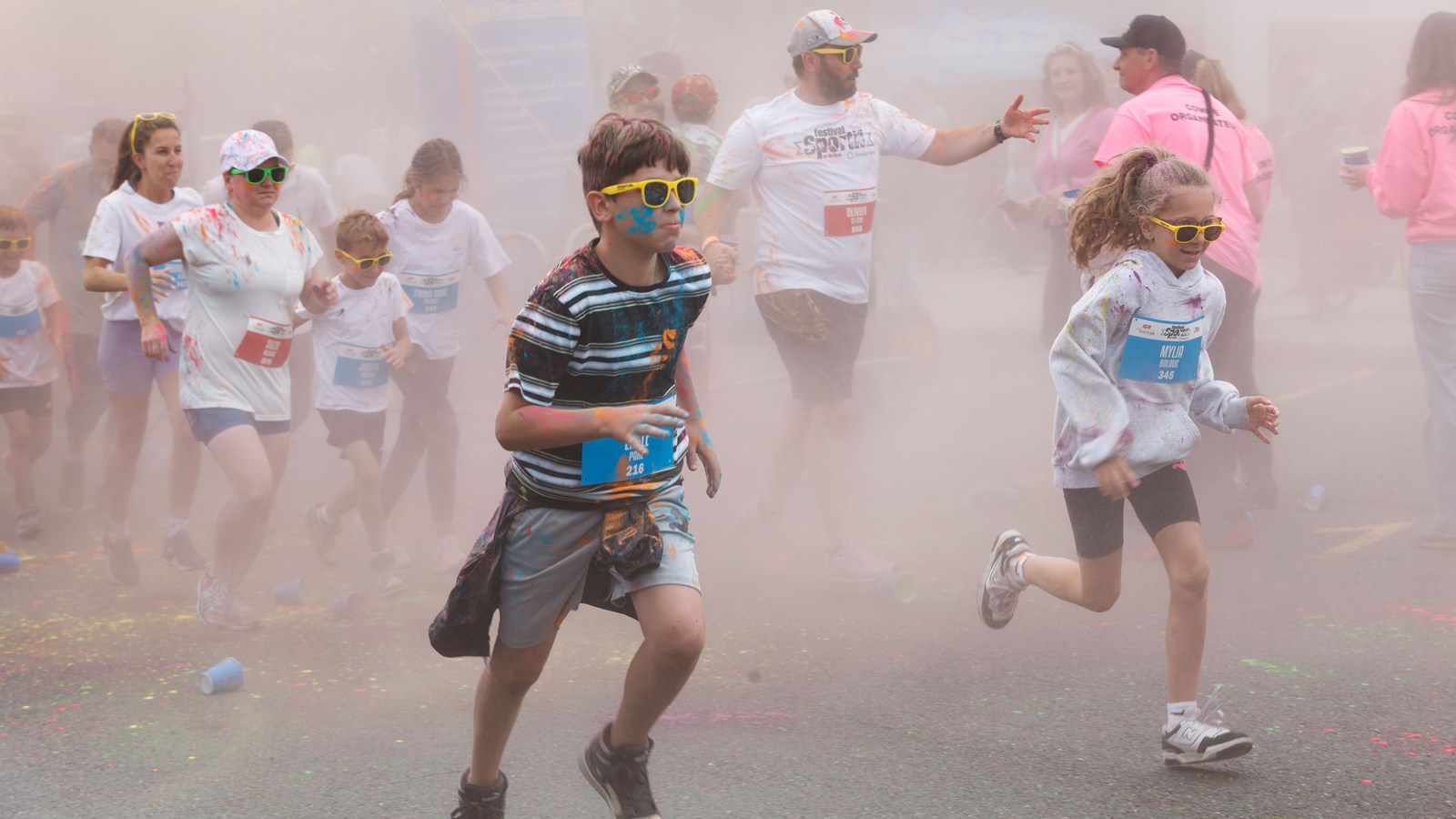 L’enthousiasme est là malgré la météo au Festival sportif de Sainte-Marie