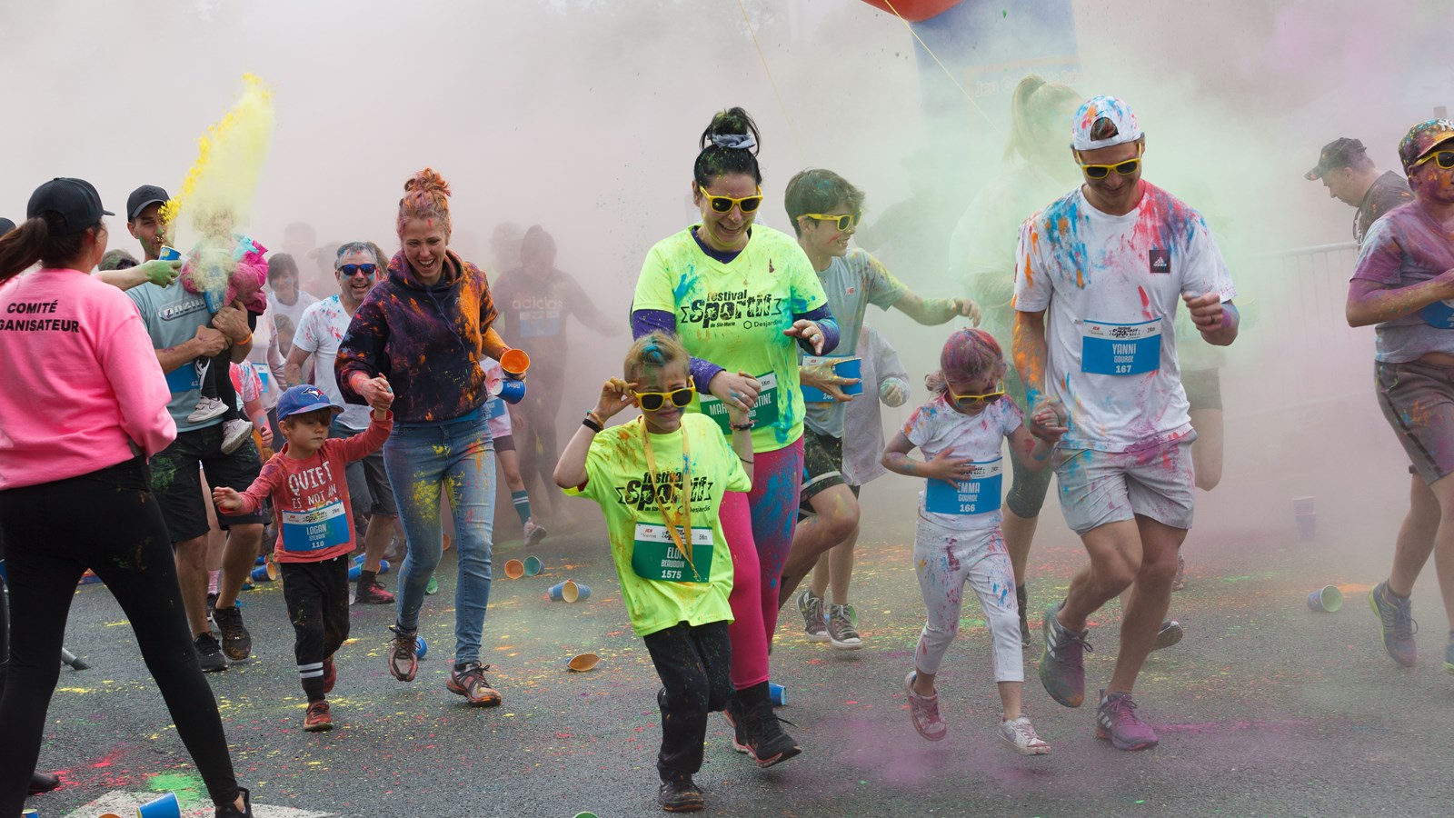 L’enthousiasme est là malgré la météo au Festival sportif de Sainte-Marie