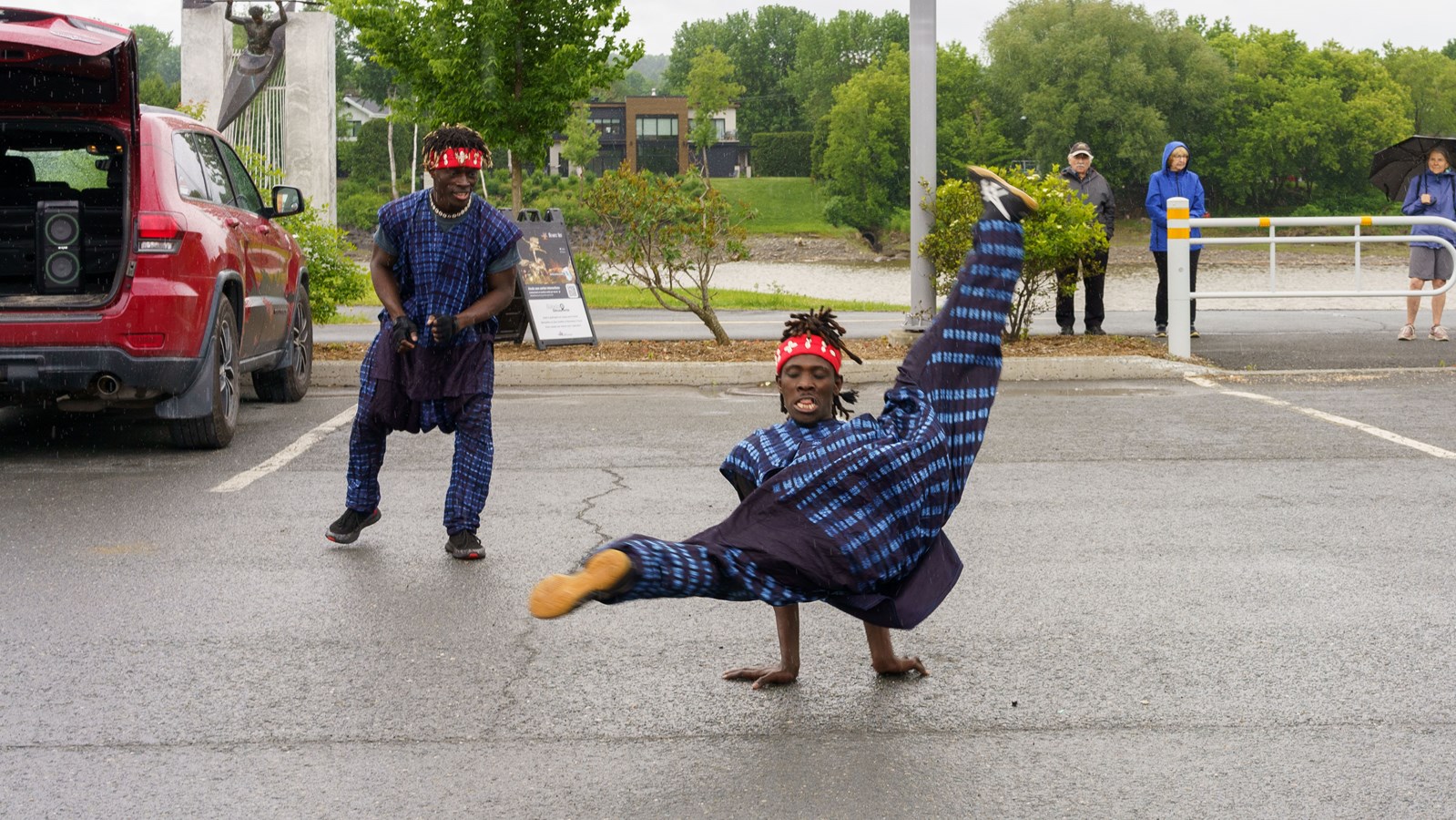 Démonstration acrobatique pour Beauce art
