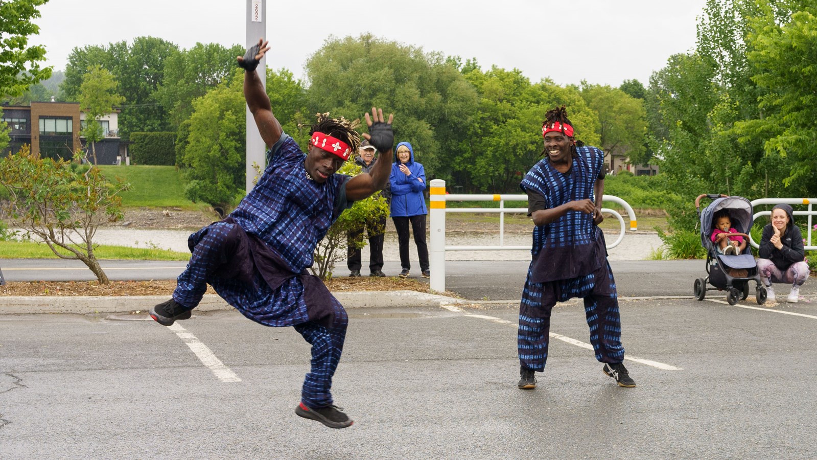 Démonstration acrobatique pour Beauce art