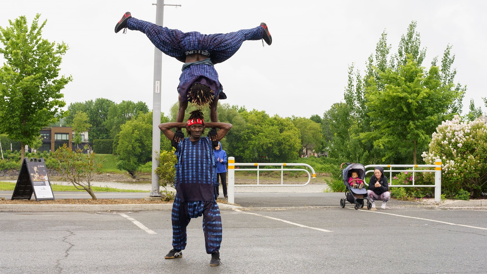 Démonstration acrobatique pour Beauce art