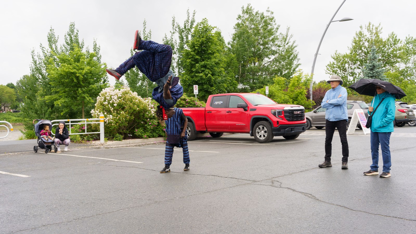 Démonstration acrobatique pour Beauce art