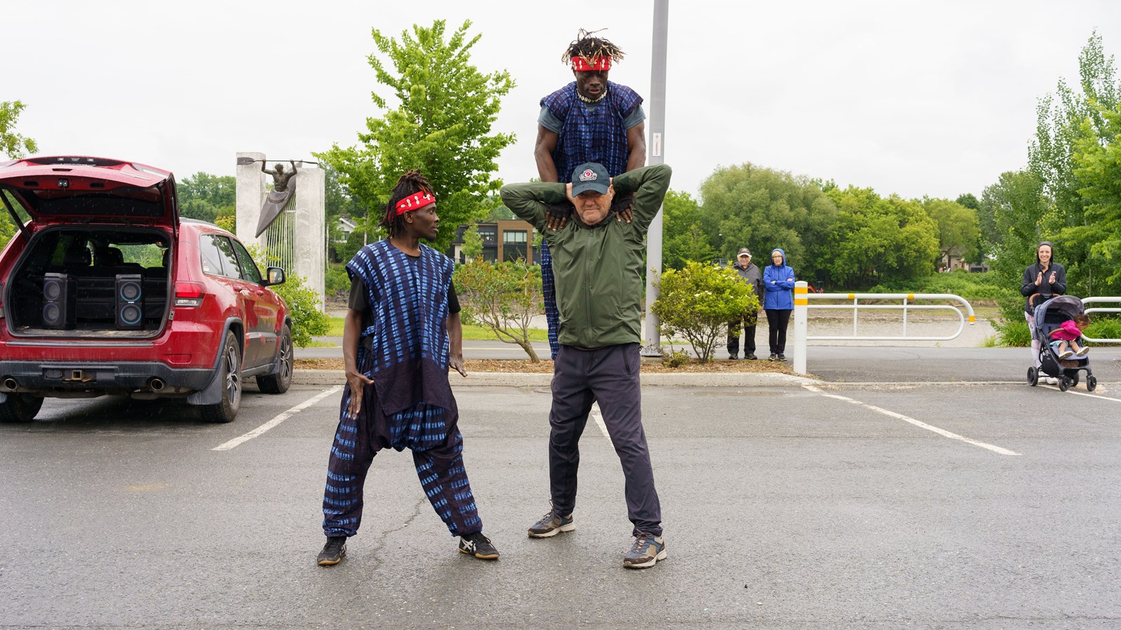 Démonstration acrobatique pour Beauce art